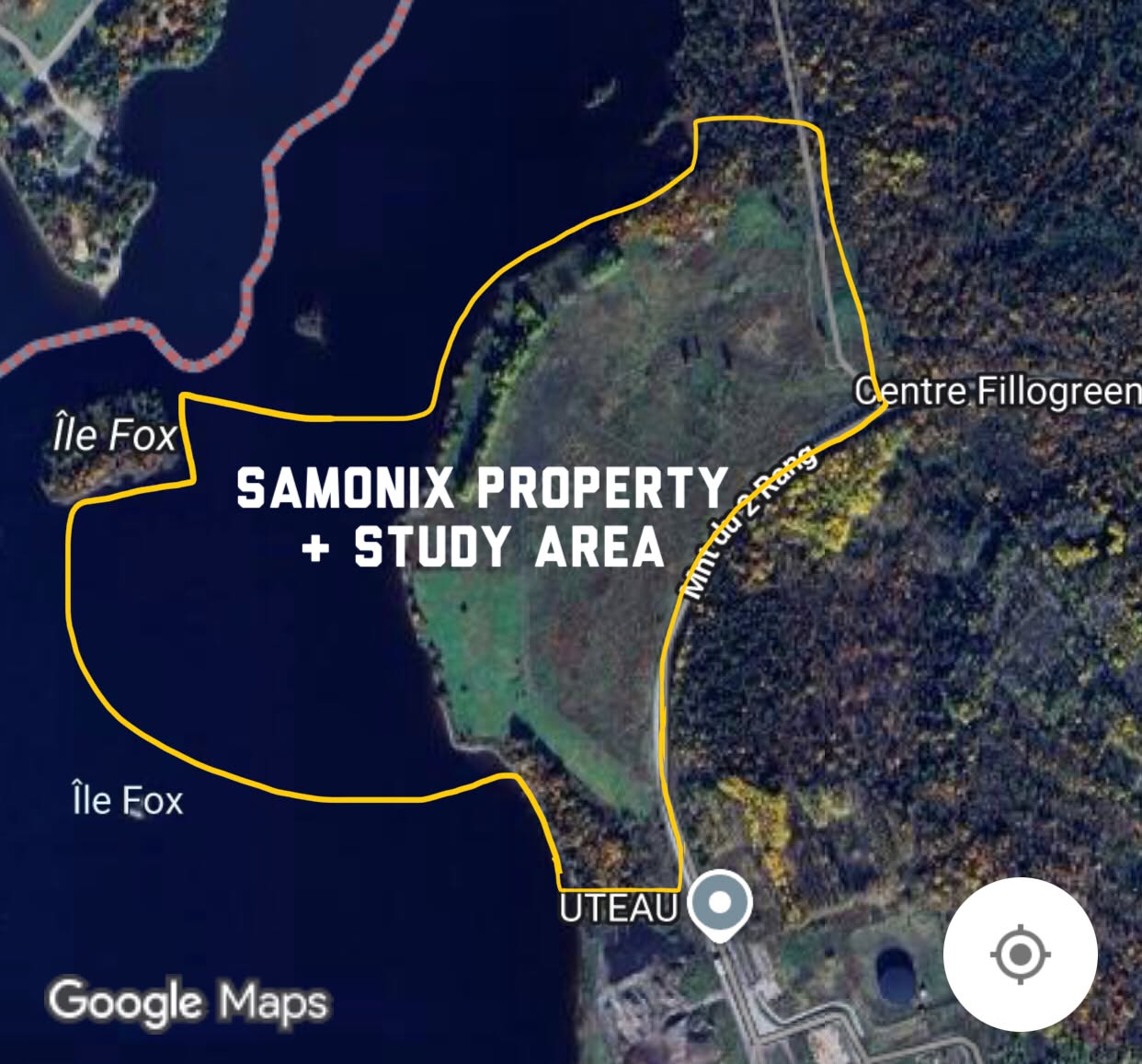 Map of proposed Samonix project